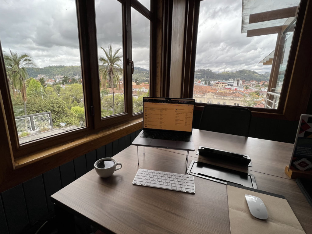 office view as a nomad