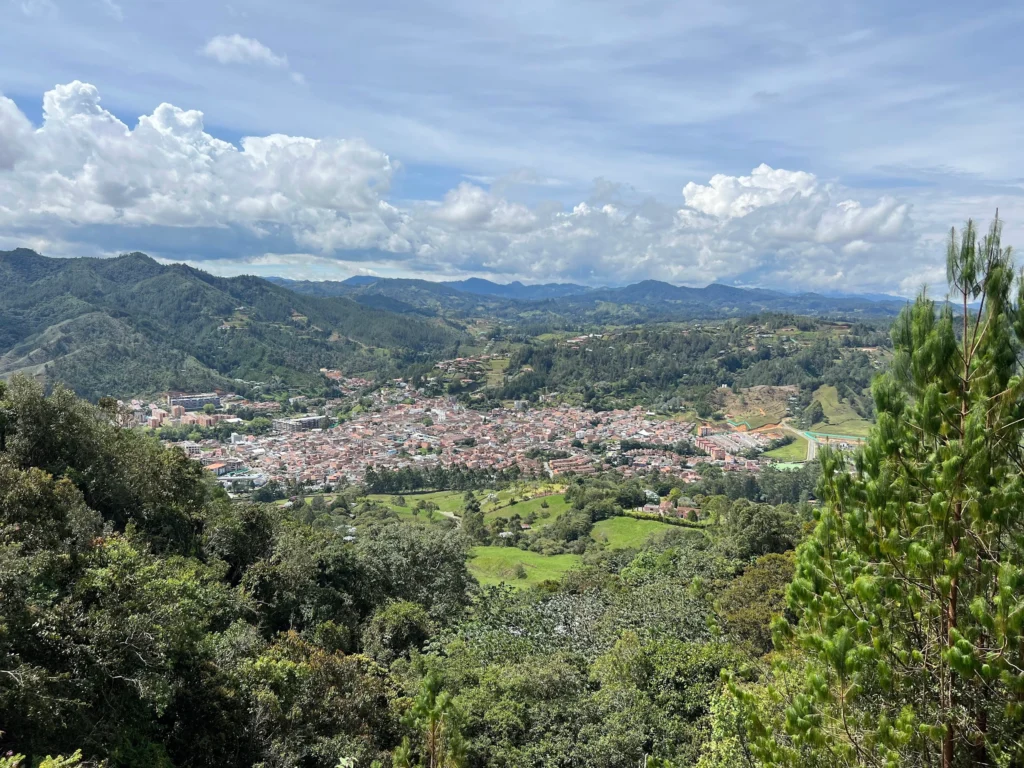 Hillside in El Retiro, Colombia