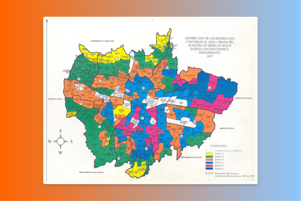 Colombia's estrato system in Medellín