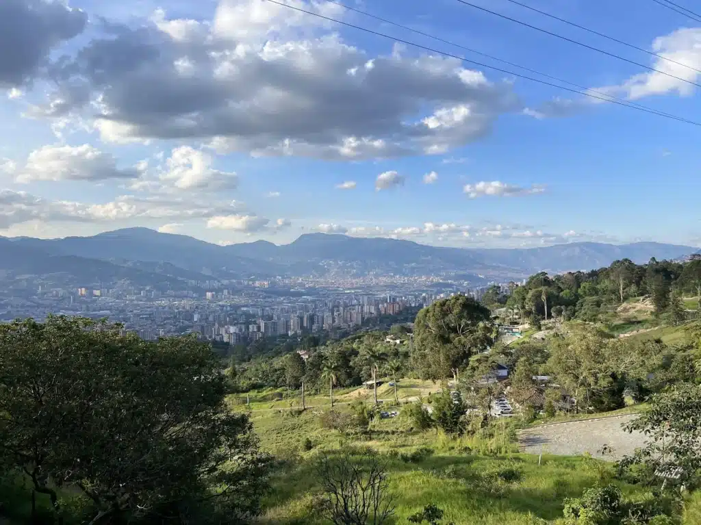 Medellín, Colombia from Envigado hillside